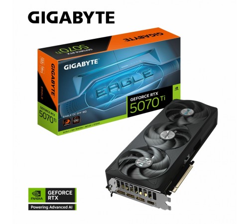 Видеокарта Gigabyte RTX 5070 Ti (GV-N507TEAGLE OC-16GD)