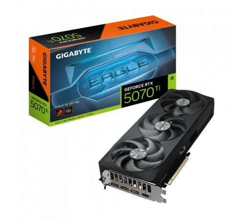 Видеокарта GigaByte nVidia GeForce RTX 5070 Ti 16Gb (GV-N507TEAGLE OC-16GD 1.0)