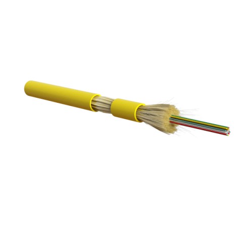 Волоконно-оптический кабель Hyperline FO-MC3-IN-9S-12-LSZH-YL