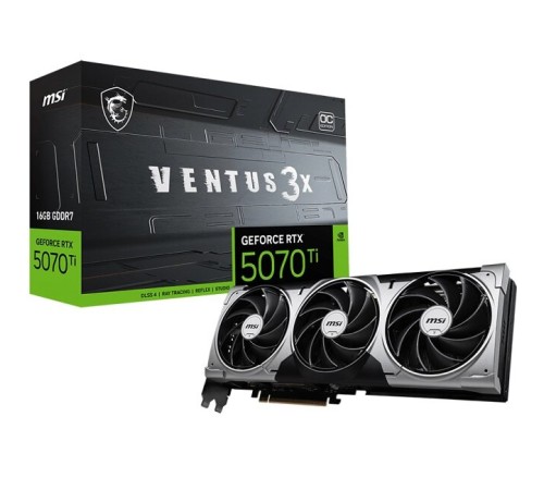 Видеокарта MSI RTX5070Ti SHADOW 3X (RTX 5070 Ti 16G SHADOW 3X OC)