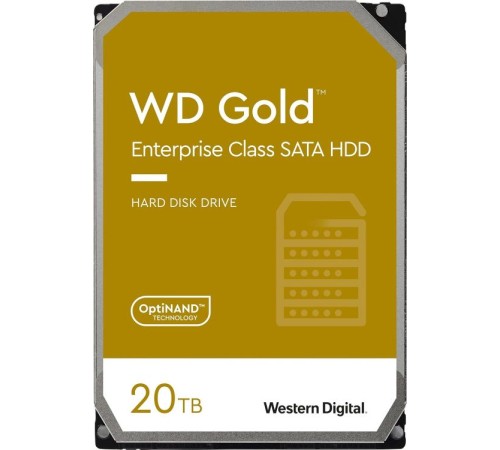 Жёсткий диск Western Digital Gold 20Tb (WD202KRYZ)