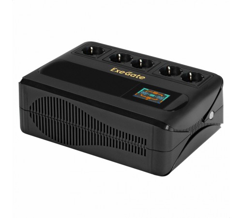 ИБП Exegate NEO Smart BU-1000.LCD.AVR.5SH.RJ.USB (EX298095RUS)