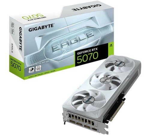 Видеокарта GigaByte nVidia GeForce RTX 5070 12Gb (GV-N5070EAGLE OC-12GD 1.0)