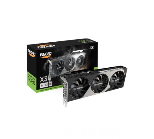Видеокарта Inno3D nVidia GeForce RTX 5080 X3 OC 16Gb (N50803-16D7X-17603930)