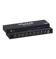 Усилитель-распределитель MuxLab 1х8 HDMI (500427)