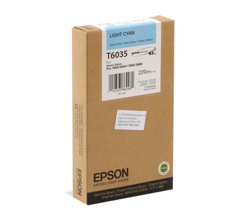 Картридж Epson T6035 светло-голубой (C13T603500)