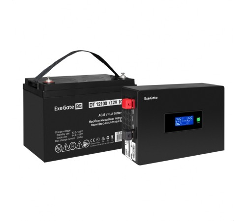 ИБП Exegate комплект EX295992RUS + батарея 100Aч EX282985RUS (EX297395RUS)