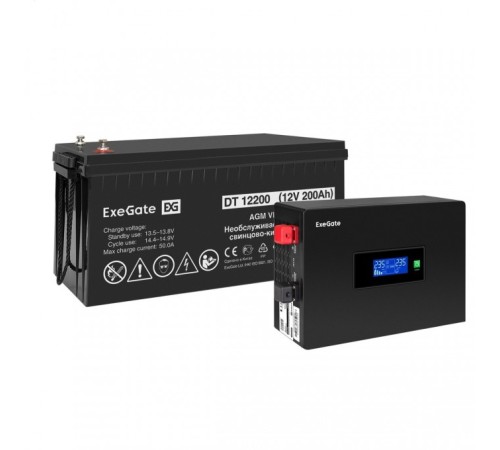 ИБП Exegate комплект EX295992RUS + батарея 200Aч EX282991RUS (EX297402RUS)