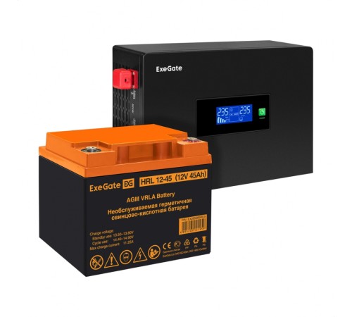 ИБП Exegate комплект EX295993RUS + батарея 45Aч EX285666RUS (EX297409RUS)