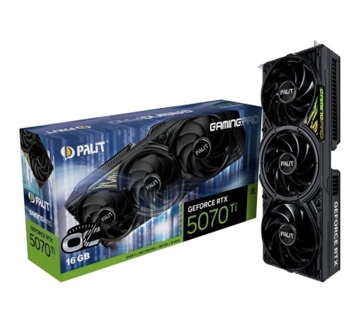 Видеокарта Palit nVidia GeForce RTX 5070 Ti GamingPro OC 16Gb (NE7507TS19T2-GB2031A)