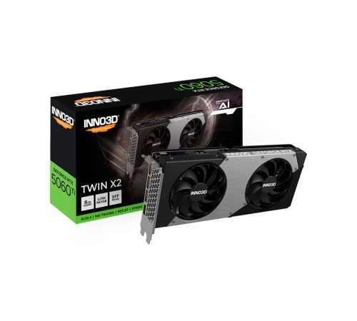 Видеокарта INNO3D nVidia GeForce RTX 5060 Ti Twin X2 OC 8Gb (N506T2-08D7X-193075N)