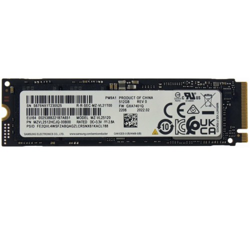 SSD-накопитель Samsung PM9A1 512Gb (MZVL2512HCJQ-00B07)