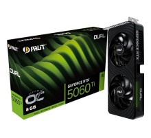 Видеокарта Palit nVidia GeForce RTX 5060 Ti Dual OC 8Gb (NE7506TT19P1-GB2062D)