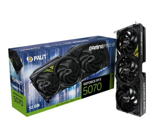 Видеокарта Palit nVidia GeForce RTX 5070 Ti GamingPro-S 16Gb (NE7507T019T2-GB2031U)