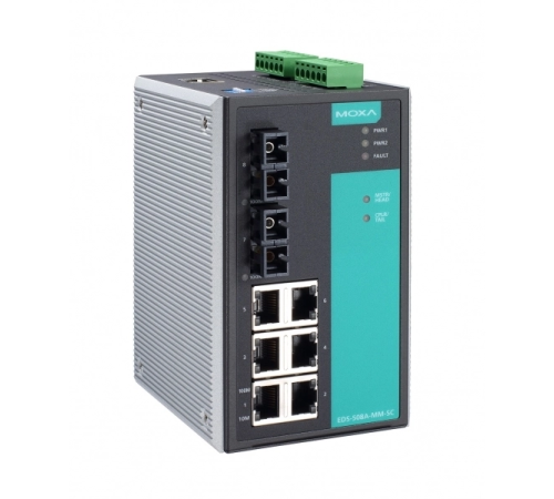 Коммутатор MOXA EDS-508A-SS-SC-T