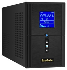 ИБП ExeGate SineTower SN-1500.LCD.AVR.2SH.1C13.USB (EX295982RUS)
