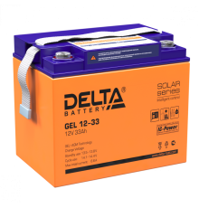 Аккумулятор Delta 12V 33Ah (GEL 12-33)