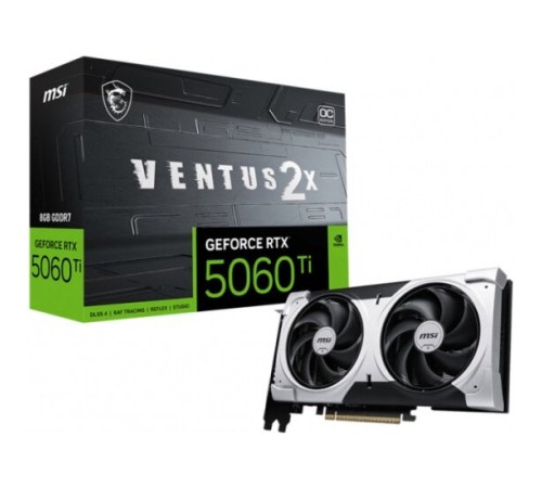 Видеокарта MSI RTX 5060 Ti 8G VENTUS 2X OC PL
