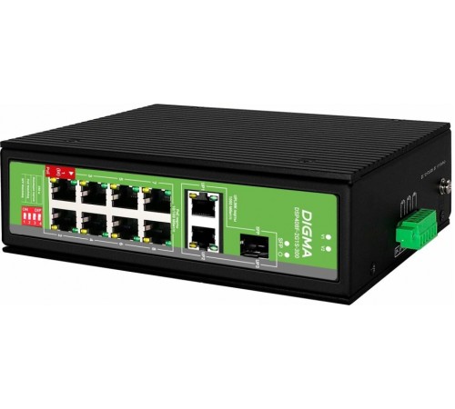 Коммутатор Digma DSP408F-2G1S-300