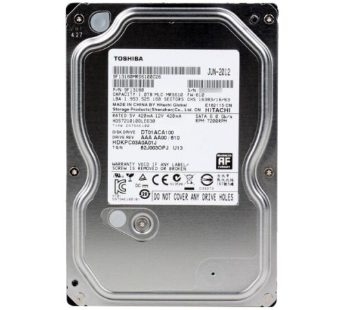 Жёсткий диск Toshiba DT01ACA100
