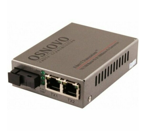 Медиаконвертер Osnovo OMC-100-21S5a