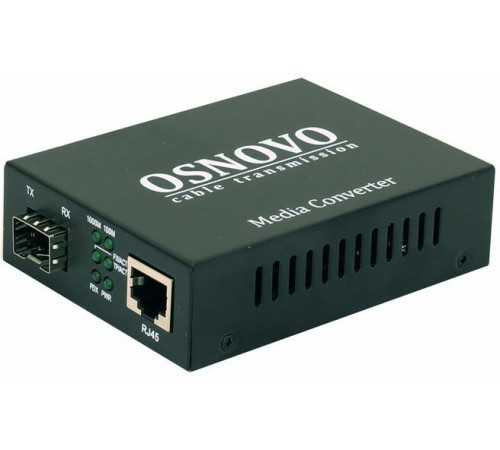 Медиаконвертер Osnovo OMC-1000-11HX/I
