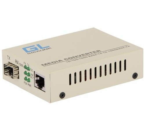 Медиаконвертер Gigalink GL-MC-UTPG-SFPG-F.r2