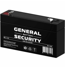 Аккумулятор General Security 6V 1,3Ah (GSL1.3-6)