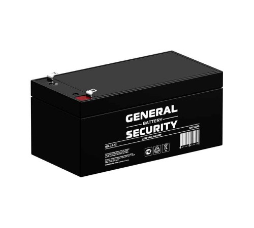 Аккумулятор General Security 12V 3,2Ah (GSL3.2-12)