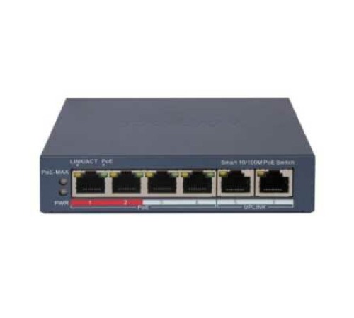 Коммутатор Hikvision DS-3E1106P-EI