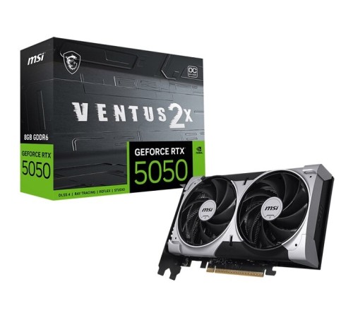 Видеокарта MSI nVidia GeForce (RTX 5050 8G VENTUS 2X OC)