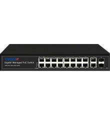Коммутатор Trassir TR-NS24202S-300-16PoE
