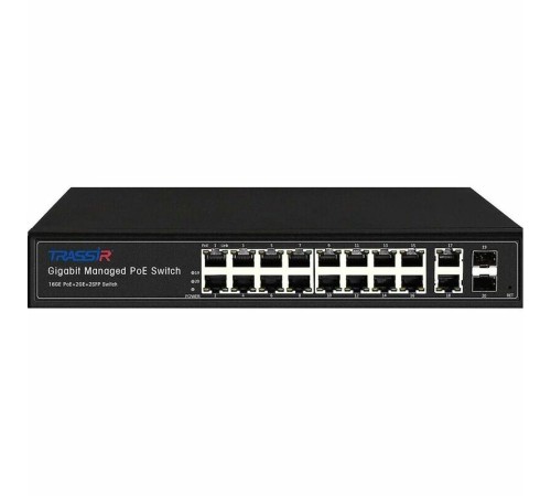 Коммутатор Trassir TR-NS24202S-300-16PoE