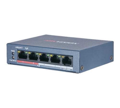 Коммутатор Hikvision DS-3E0105P-E/M(C)