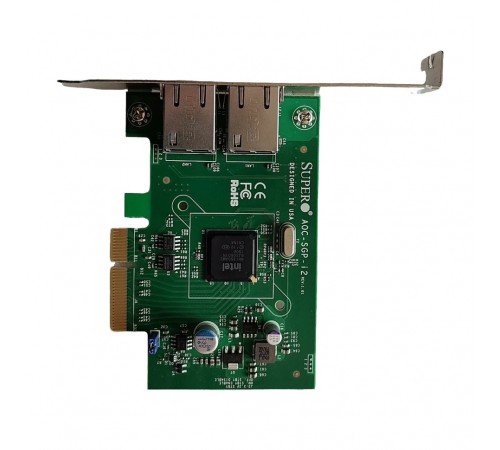 Сетевой адаптер Supermicro AOC-SGP-I2