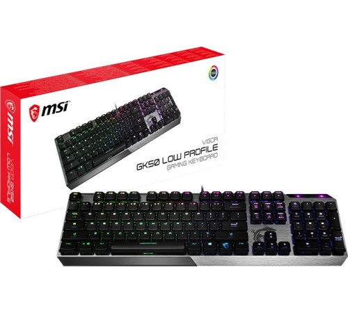 Клавиатура MSI Vigor GK-50 Low Profile S11-04RU225-GA7