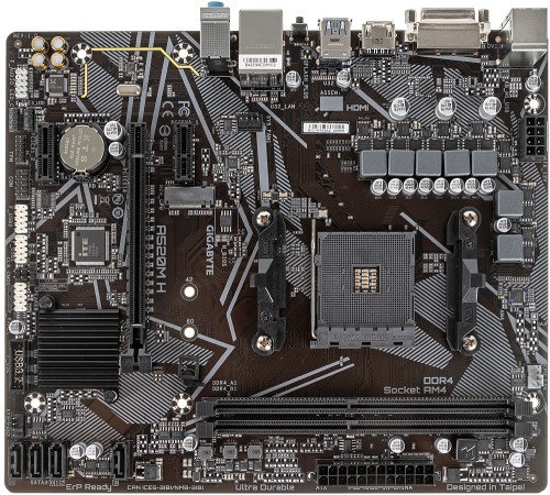 Материнская плата Gigabyte A520M H