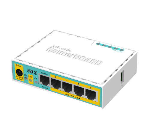 Маршрутизатор MikroTik hEX PoE lite RB750UPr2