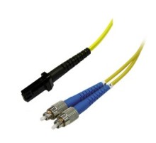 Патч-корд волоконно-оптический (шнур) Hyperline FC-D2-9-LC/UR-MTRJF/UR-H-10M-LSZH-YL