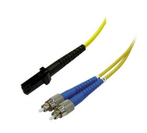 Патч-корд волоконно-оптический (шнур) Hyperline FC-D2-9-LC/UR-MTRJF/UR-H-10M-LSZH-YL
