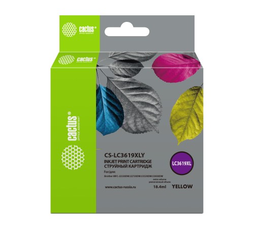Картридж струйный Cactus CS-LC3619XLY