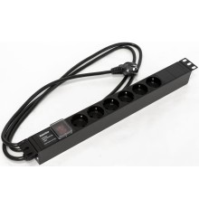 Блок распределения питания Hyperline SHE19-6SH-S-2.5EU