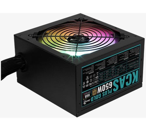 Блок питания AeroCool ATX 650W KCAS PLUS GOLD ARGB 650G