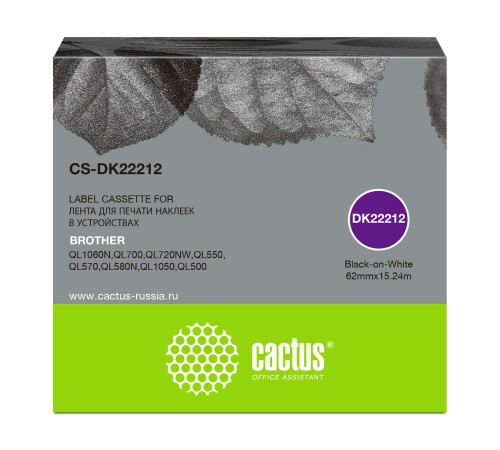 Картридж ленточный Cactus CS-DK22212