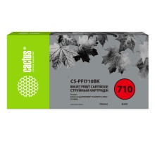 Картридж струйный Cactus CS-PFI710BK