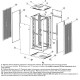Шкаф напольный 19-дюймовый Hyperline TTB-1866-DD-RAL9004