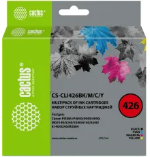 Картридж струйный Cactus CS-CLI426BK/M/C/Y