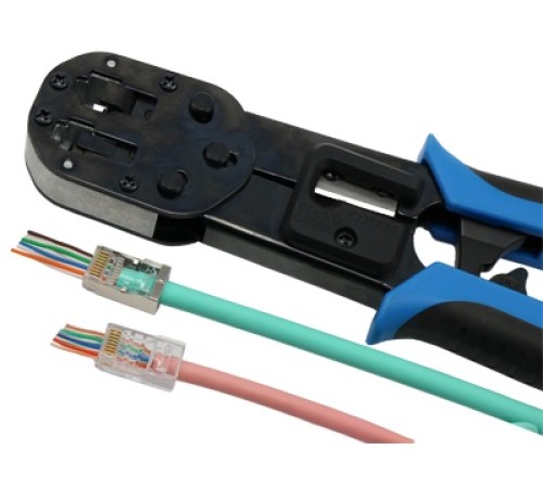 Инструмент обжимной для разъемов RJ45 серии PLEZ Hyperline HL-3H00010
