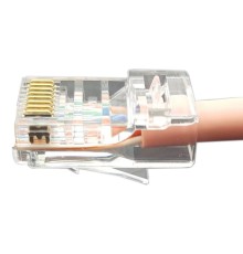Разъем легкой оконцовки RJ-45 (8P8C) (100 шт.) Hyperline PLEZ-8P8C-U-C6-100