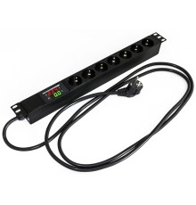 Блок распределения питания Hyperline SHE19-7SH-AV-2.5EU